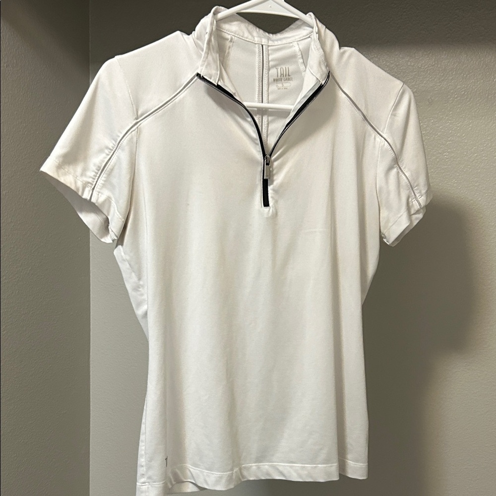Tail GolfWhite Half-Zip Women's Top